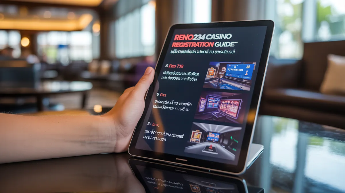 คู่มือขั้นตอนการสมัครสมาชิก RENO234 แสดงขั้นตอนละเอียด